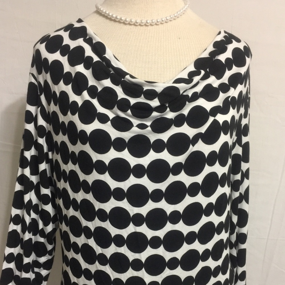 Ruby Rd. Ladies Long Sleeve boat neck top - Picture 7 of 8